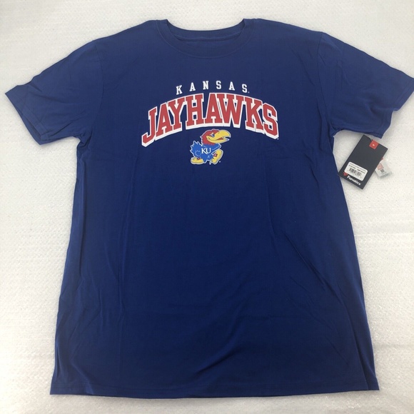 Fanatics Other - Fanatics University of Kansas Jayhawks Mens T-Shirt Large Blue KU NCAA New Tags